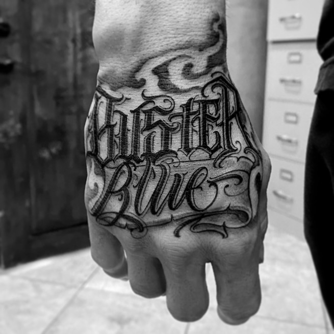 Tattoo Lettering